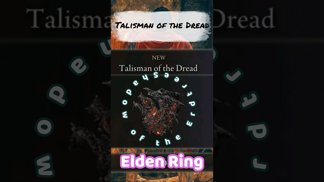 Elden Ring DLC Talisman of the Dreaded 