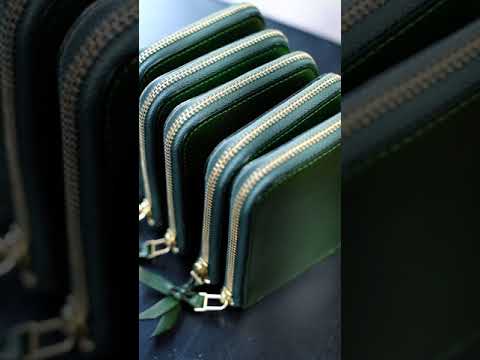 6月17日(金)販売開始！L字ファスナー財布Cram【グリーン】-Munekawa