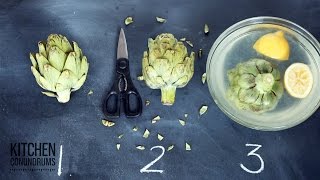 How to Steam and Eat an Artichoke  Kitchen Conundrums with Thomas Joseph