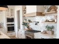 Modern Farmhouse Kitchen Tour | Warm Wood &amp; White Decor Style