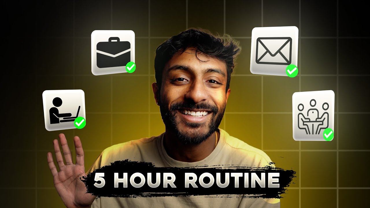 Why I Only Work 5 Hours a Day (and get more done) - YouTube