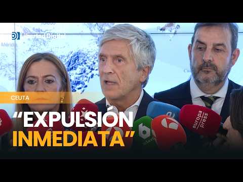Marlaska ordena la expulsión inmediata de los inmigrantes que cometan delitos en Ceuta