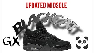 jordan 4 black cat from pandabuy GX batch