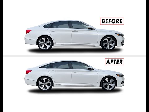 2018–2022 Accord chrome delete window trim overlay install