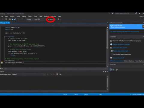 Build and setup Python and Opencv in Visual Studio 2017