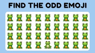 Find The Odd Emoji I Emoji Quiz I Emoji Puzzle