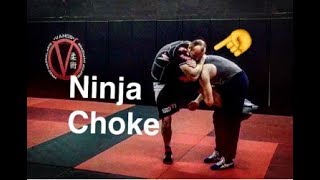 Ninja Choke- Single Leg Takedown Defense