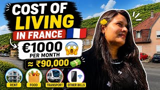 Cost of Living in France 🇫🇷 | Real Monthly Expenses (Indian POV) 