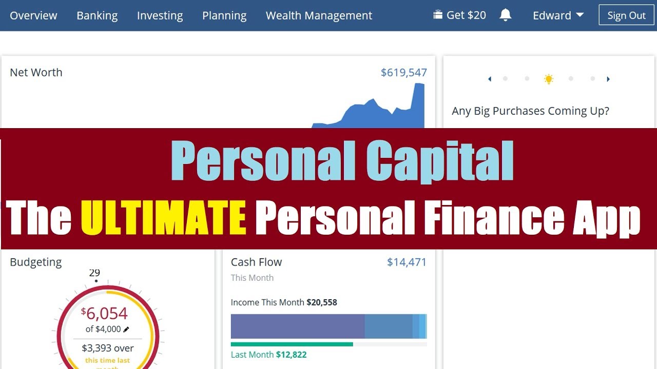 Personal Capital | ULTIMATE Finance Tracker App (Track Net ...