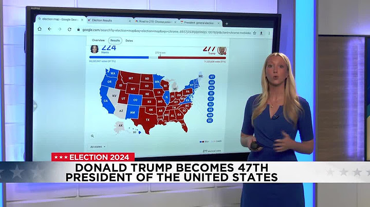 Donald Trump elected 47th President of the United States