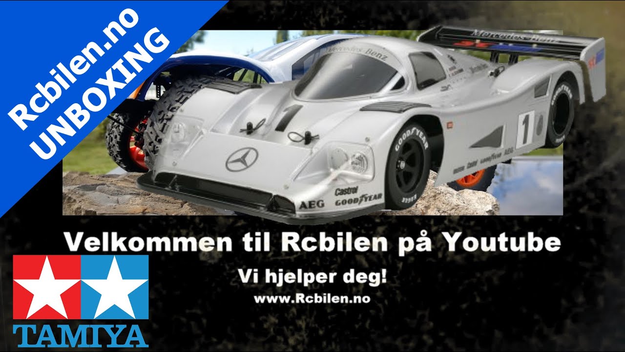 Unboxing - Mercedes Benz C11 1990 Tamiya 47484 - YouTube