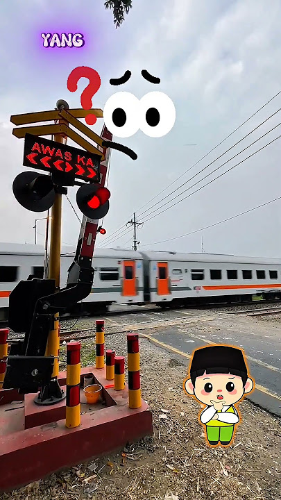 palang pintu kereta api putus #keretaapi #railfans #shorts