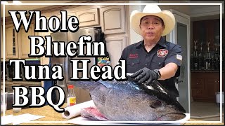 Pit Roasted Whole Bluefin Tuna Head | Sake Soy Mirin | BBQ Champion Harry Soo SlapYoDaddyBBQ.com