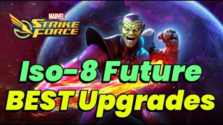 NEW ISO-8 PROGRESSION? THE BEST CHARACTER UPGRADES NOW! SAVE ISO-8! | MARVEL Strike Force - F2P