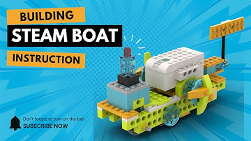BUILDING INSTRUCTION WEDO 2.0 - Steam Boat #lego #wedo #stemplus #buildinginstructions