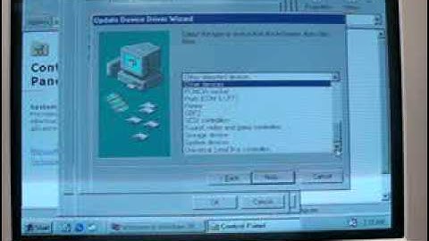Operating System Windows 98 Installation MOV03238
