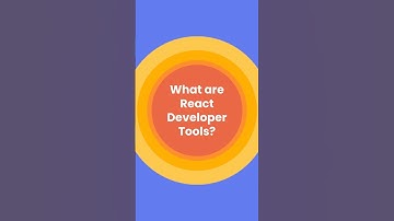 What Are React Developer Tools? 🔧  #reactjs #react #webdevelopment #shorts #learnreact #codingshorts