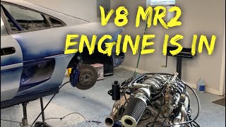 V8 MR2 Engine is In !