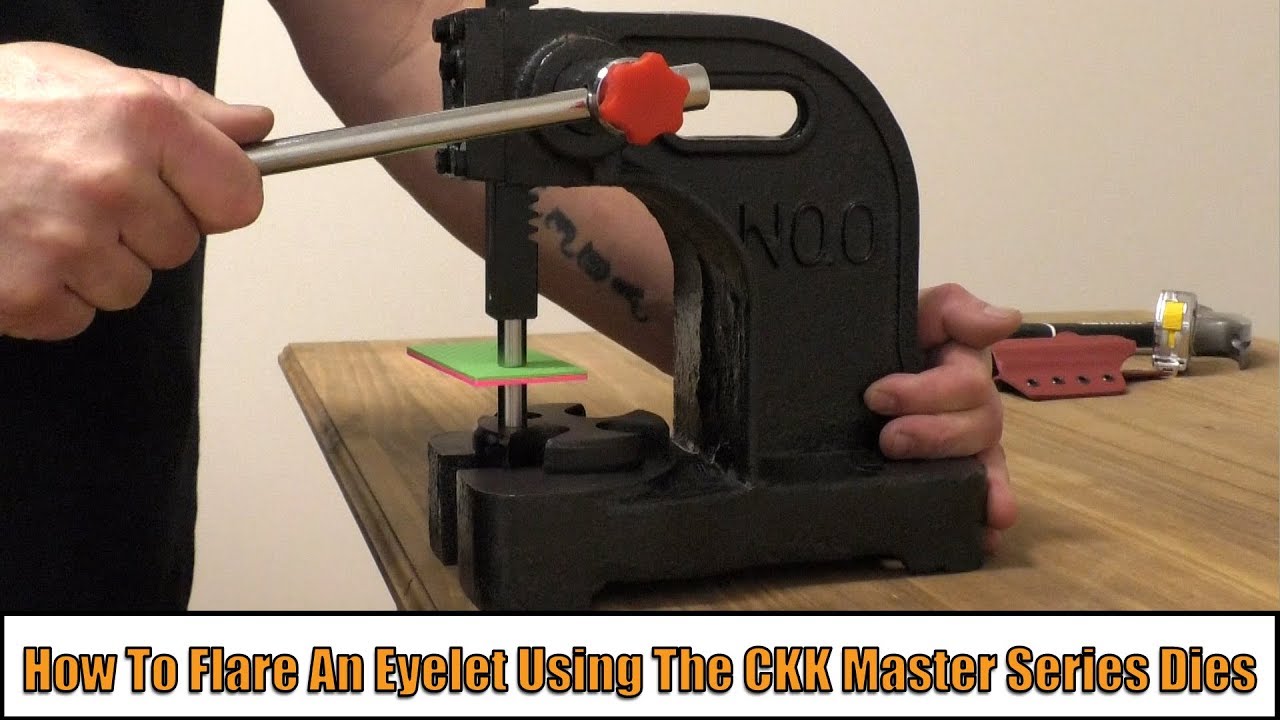CKK Rivet/Eyelet Flaring Press - Master Series - (For Kydex Sheath/Holster  Making)