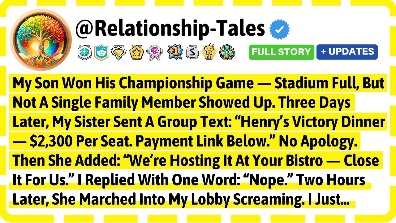 Мой сын выиграл финальный матч чемпионата — стадион был полон, но ни одного члена семьи.