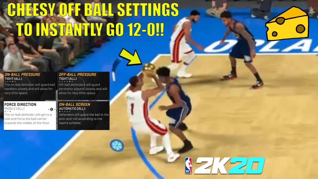 NBA 2K20 Best "OffBall" Defense SETTINGS... Instantly Go 120! YouTube