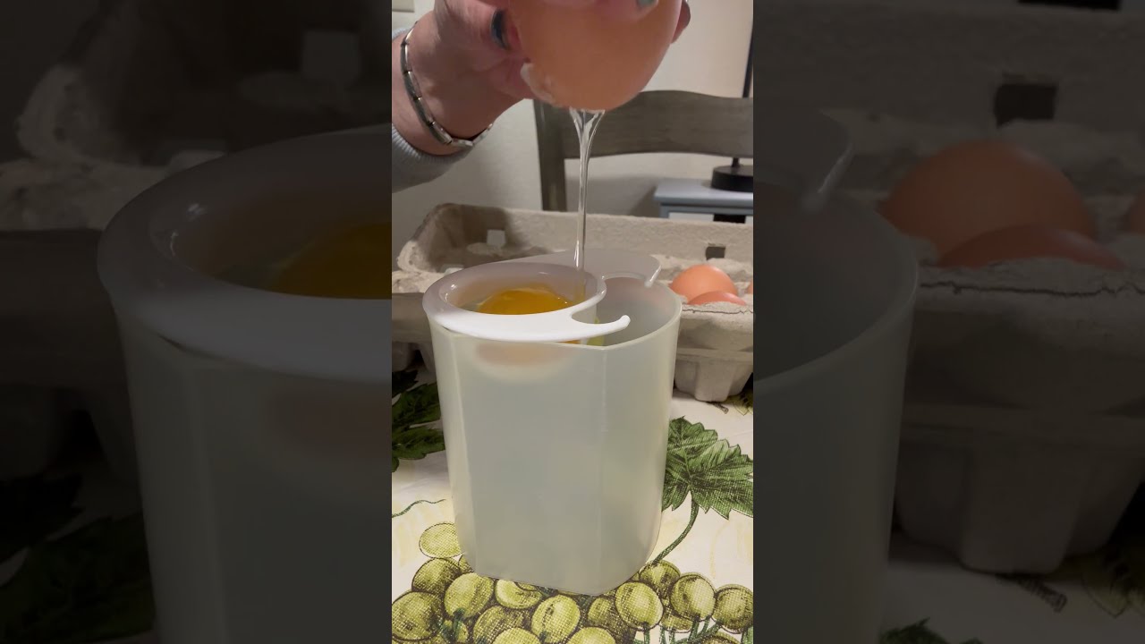Watch This Nifty Little Tool Quickly And Easily Separate Egg Yolks From Whites Utensil Shorts