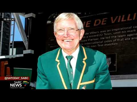 SA Rugby confirms the death of former Springbok captain, Dawie de Villiers