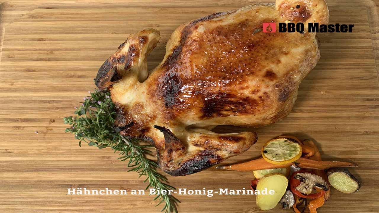 BBQ Master Rezeptidee: Hähnchen an Bier-Honig-Marinade - YouTube