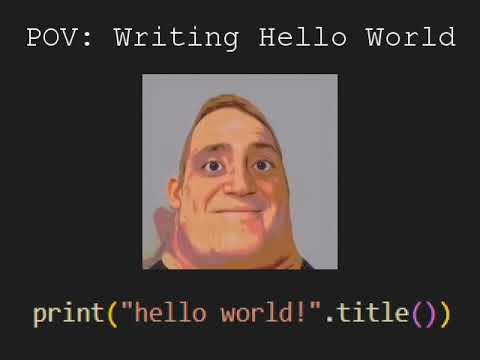 Mr. Incredible Becoming Uncanny Hello World