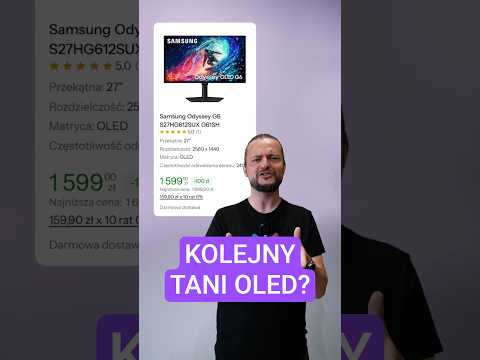 MONITOR OLED W TEJ CENIE? 💎 Szaleństwo! #shorts