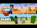 Trailer vs Reality Minecraft 1.17 || funny