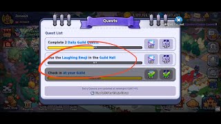 Renewed Guild: How to Use Laughing Emoji in Guild Hall + Honor Level Tutorial - Cookie Run Kingdom