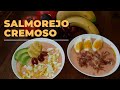 COMO HACER SALMOREJO PASO A PASO. Salmorejo cremoso, (porra antequerana). Receta familiar