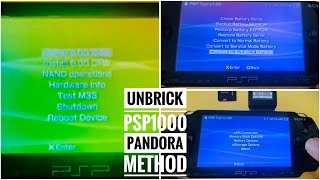 Unbricking a PSP using Pandora  #psp #playstation #playstationportable