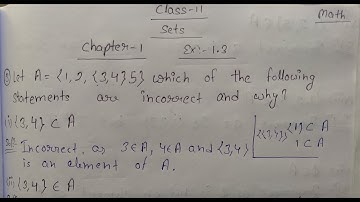 Class 11 ll Chapter Sets Ex :- 1.3 ll Question no.3 Answer.