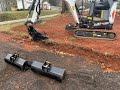 Quick Hitch and Buckets for Bobcat E20