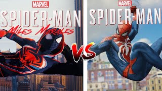 КАКАЯ ЖЕ ВЕРСИЯ ЧЕЛОВЕКА ПАУКА ЛУЧШЕ?/SPIDER-MAN vs SPIDER-MAN MILES MORALES/ SPIDER MAN