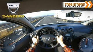 Dacia Sandero 1.0 SCe (54kW) | 4K TEST DRIVE POV - ACCELERATION, SOUND, ENGINE & BRAKE  #TopAutoPOV видео