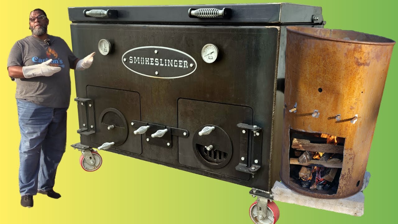 Burn Barrel Build For Cooking A Whole Hog On The SmokeSlinger!