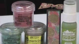 Tips & Techniques Using Ranger's Inkssentials™ Frosted Memory Glass™