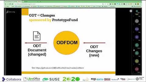 openSUSE + LibreOffice Conference 2020: The ODF Toolkit