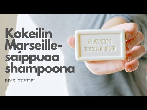 Kokeilin Marseille-saippuaa shampoona