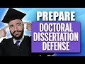 7 Secret Tricks to Prepare for Your Doctoral Dissertation Defense