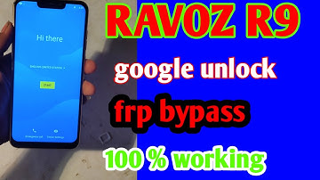 RAVOZ R9  frp bypass google account   remove without box -pc (pkms)