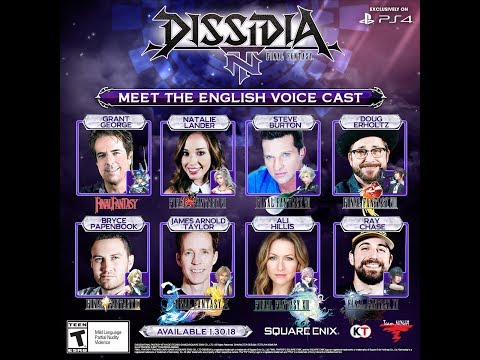 DISSIDIA FINAL FANTASY NT: Behind the English voicecast