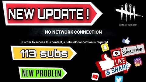 no network connection update dead by daylight mobile | how to loop |