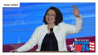 U.S. Sen. Tammy Duckworth addresses the Democratic National Convention