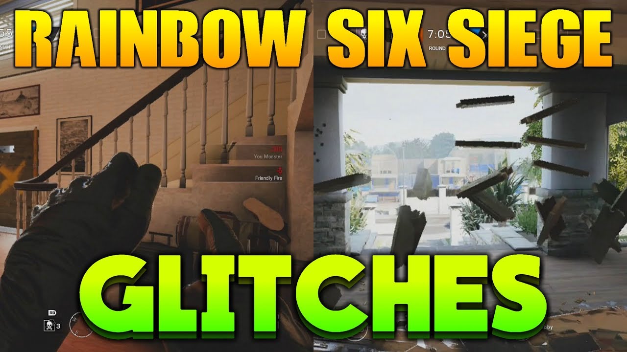 Rainbow Six Siege 2 Glitches Silent Barricades and Invisible Gun Glitch ...