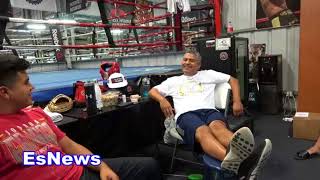 Robert Garcia Russell Peters Is Cool EsNews Boxing