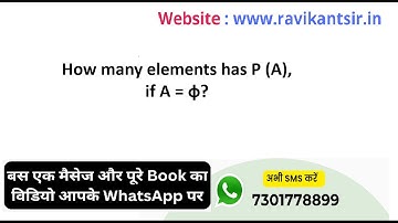 How many elements has P (A), if A = ф?